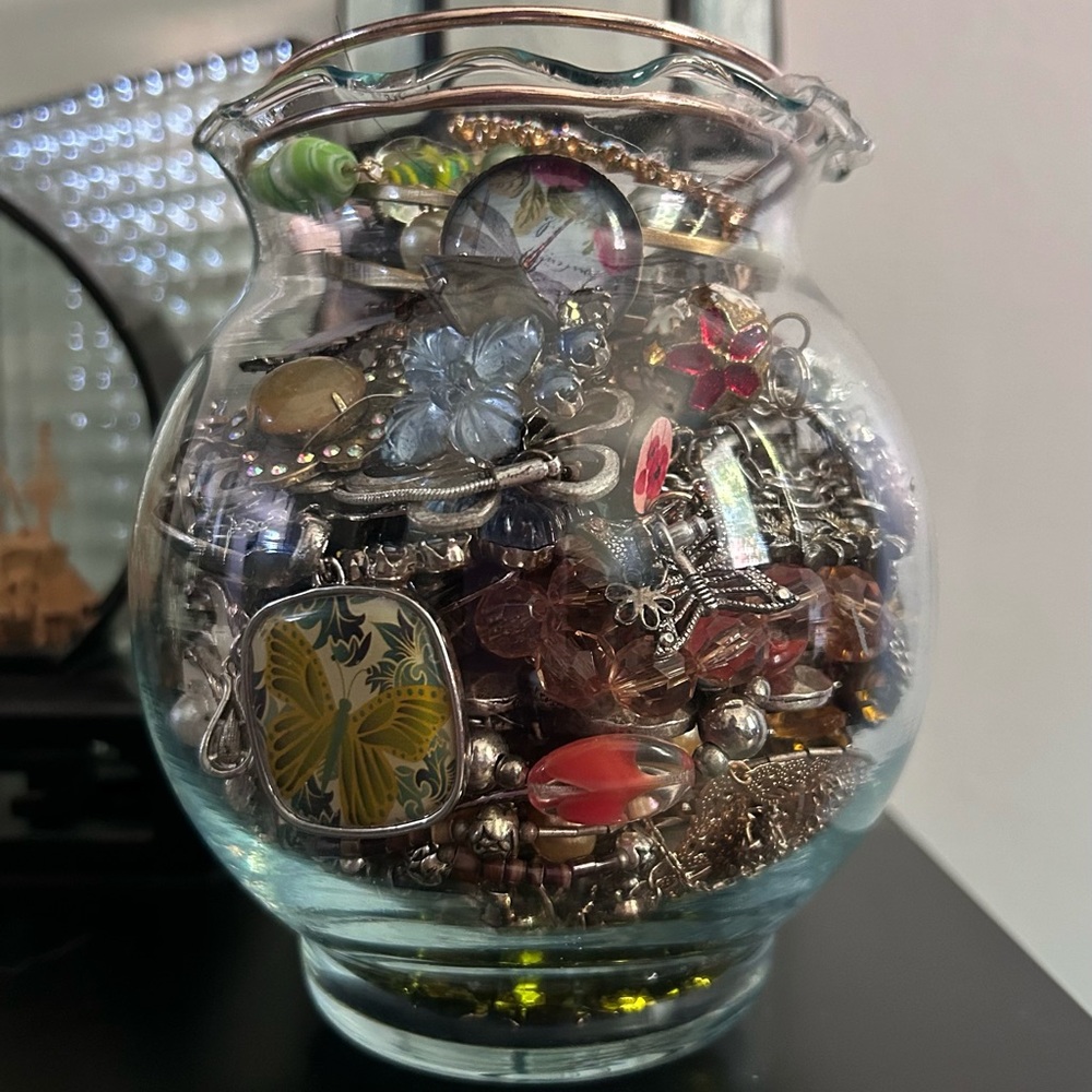 (SOLD) Fairycore Mystery Jewelry Jar